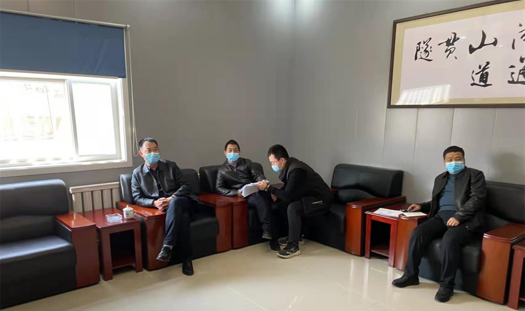 古县疫情防控督导组对中铁交通投资集团黎霍高速项目三分部督导疫情防控工作