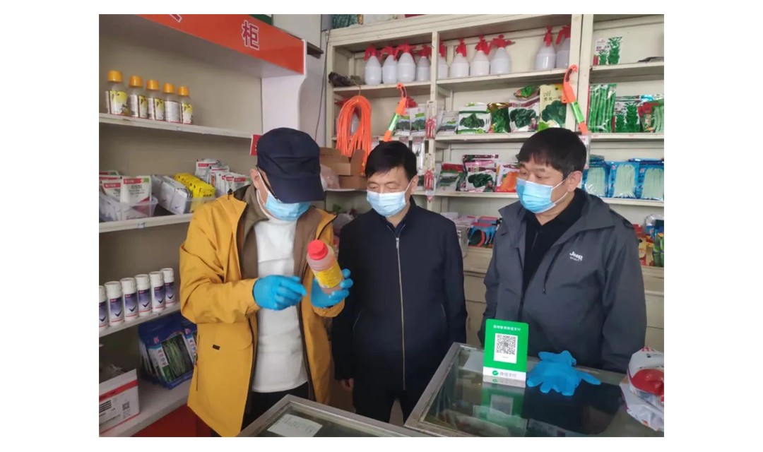 临汾市农业农村局对第三批省级农产品质量安全县创建试点单位进行核查验收