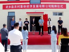 武乡县农村集体经济发展有限公司揭牌仪式举行
