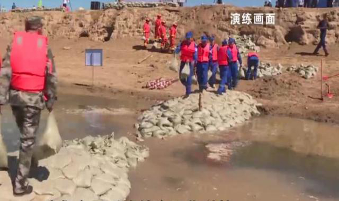 五寨县组织开展防汛应急抢险暨山洪地质灾害防御综合演练 ​