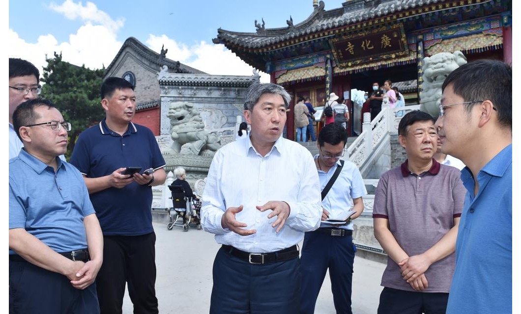 朱晓东在五台山风景名胜区调研时强调