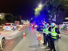 【百日行动】晋中公安交警支队直属一大队开展酒醉驾集中查处行动