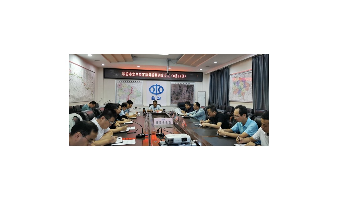临汾市水利局召开水旱灾害防御视频调度会议