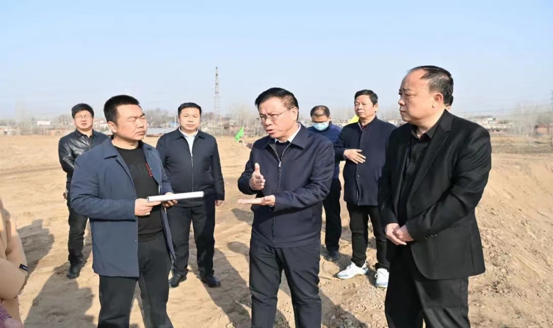 临汾市尧都区区委书记崔绍民在金殿镇调研当前重点工作
