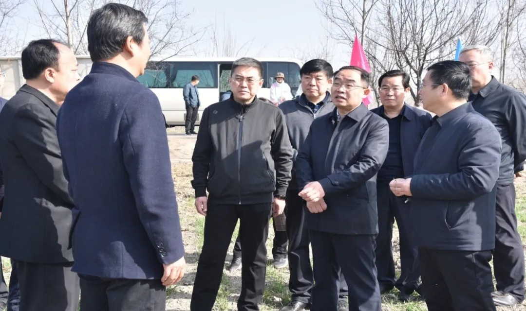 临汾市副市长乔飞鸿在尧都区调研春耕备耕工作