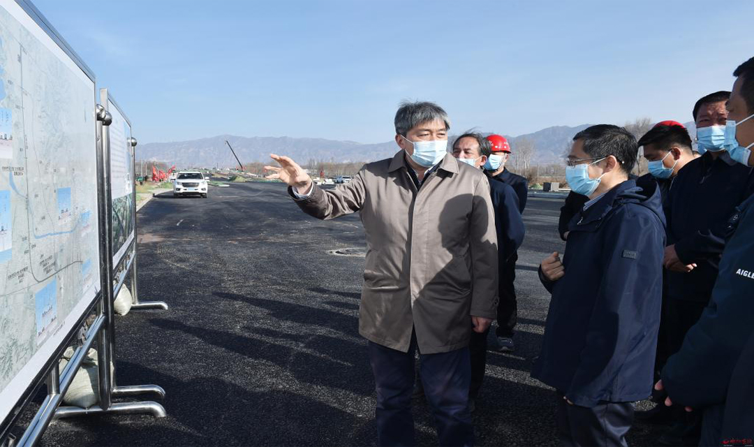 朱晓东在城区调研重点工程项目推进情况