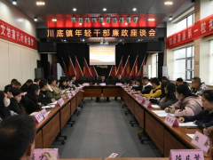 扣好清廉第一粒扣子 许下青春不悔的誓言&mdash;&mdash;川底镇召开年轻干部廉政座谈会