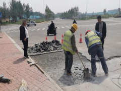 晋城东田石社区：修缮道路惠民生 排除隐患助出行