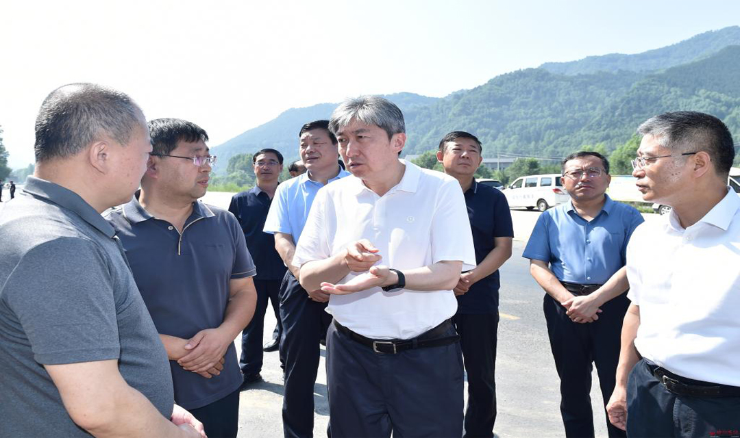 朱晓东赴五台山风景区调研防汛备汛、道路交通安全、地质灾害防范等工作