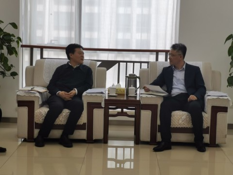 山西省科技厅党组书记、厅长刘俊义与晋中市委副书记、市长刘星一行举行工作会谈