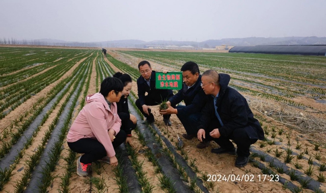 0.006毫米全生物降解渗水地膜研制成功