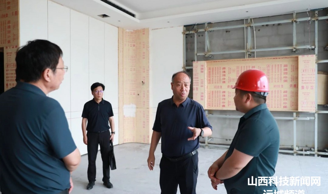 临猗：靳国全在晋陕豫黄河金三角承接科技创新产业转移示范园现场办公