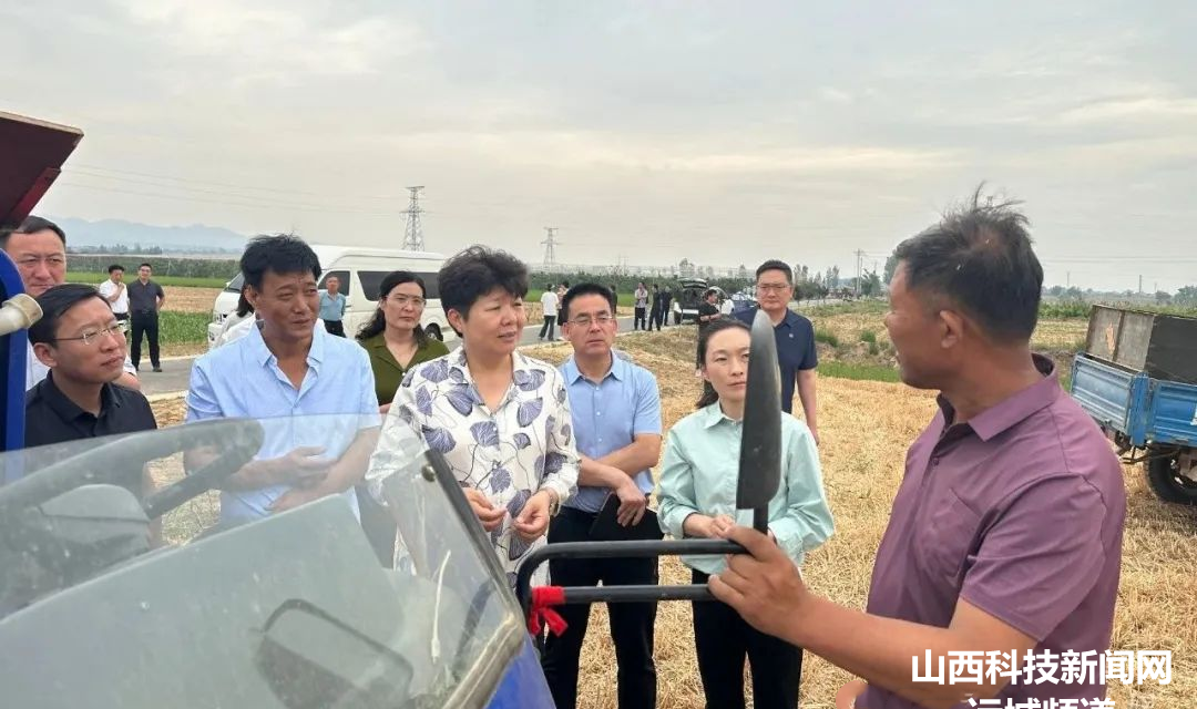 绛县夏收&ldquo;第一镰&rdquo;正式开镰