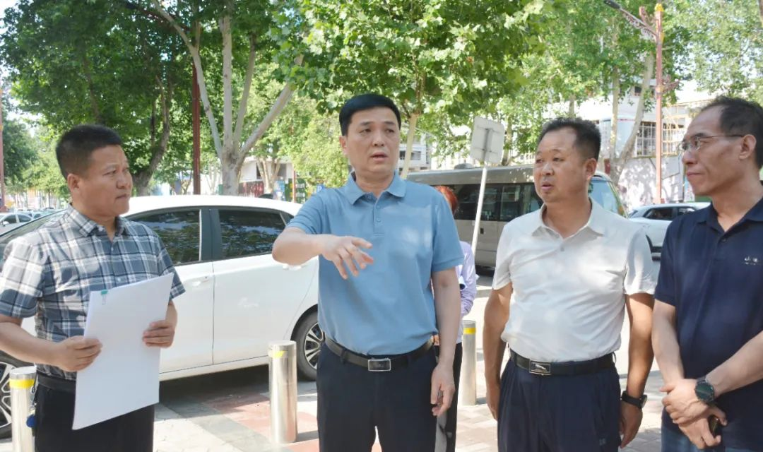 【河津】王云调研城区停车秩序整治工作