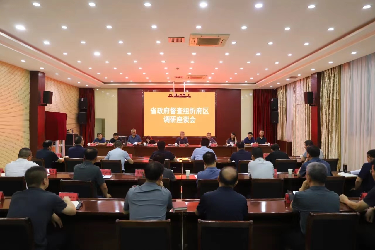 省政府督查组来忻府区调研