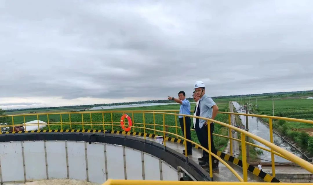 【环保】袁卫廷调研盐湖区西塬湖排水应急处置工程