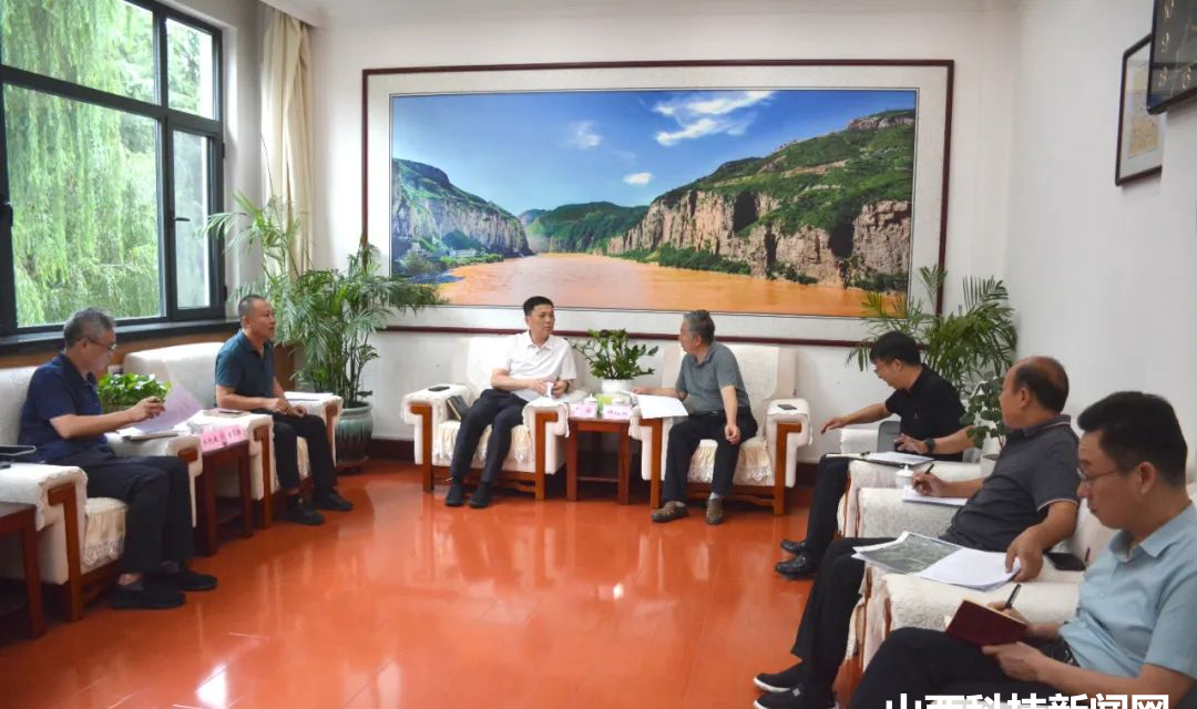 【河津】王云与古贤水利枢纽工程有限公司副总经理侯建强进行座谈