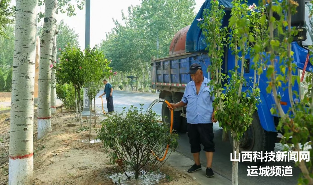 夏县:加强绿色通道花草树木管护