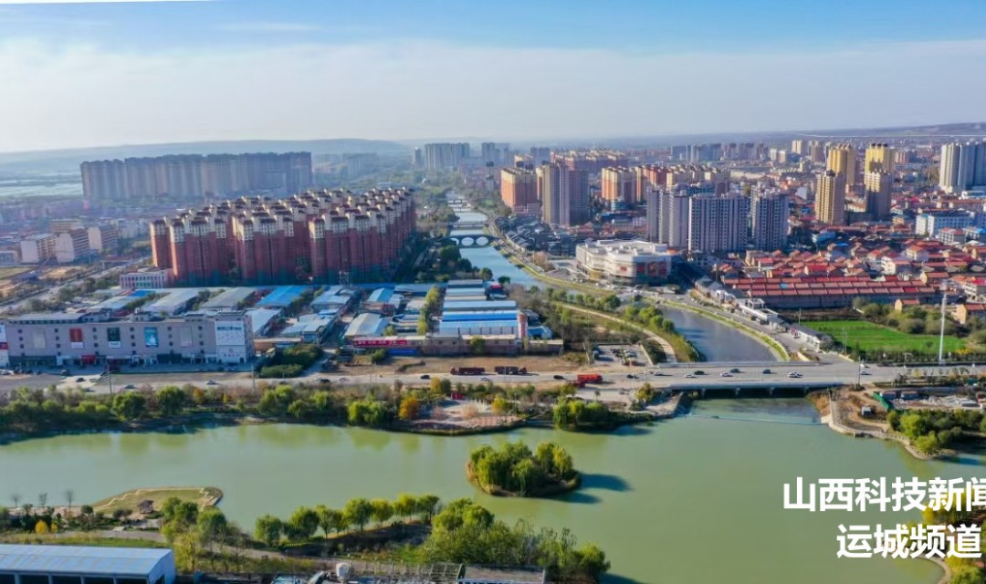山西闻喜:涑水河公园冬景如画