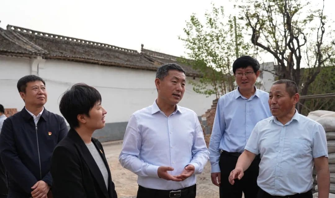 孟维君在僧楼镇调研