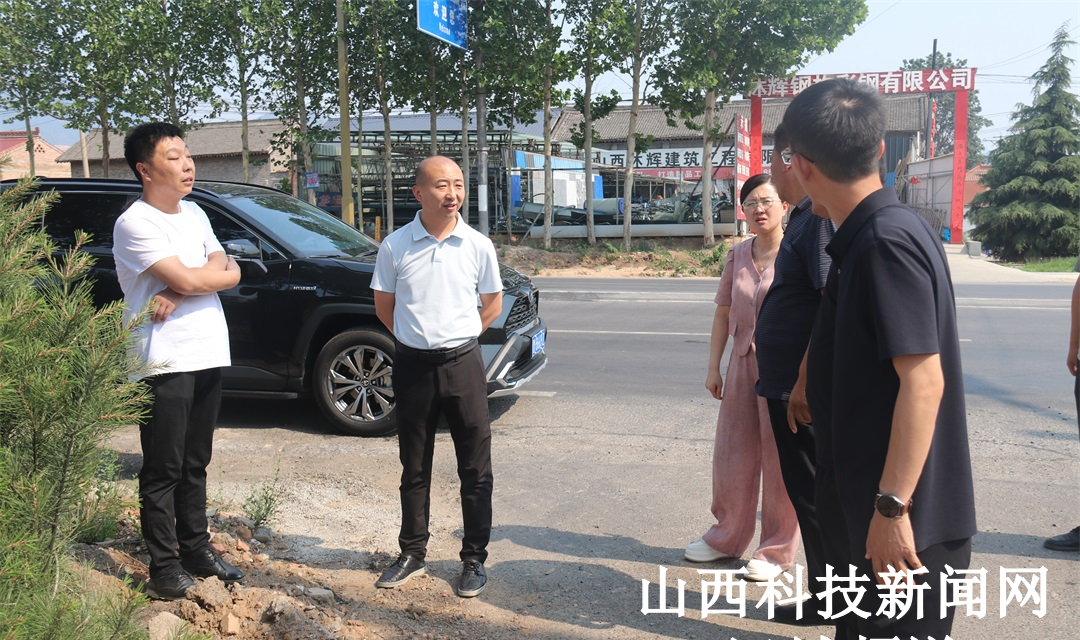 薛云涛调研工业污水管网项目建设情况