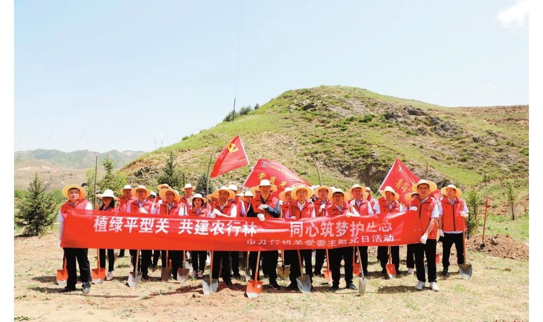 农行忻州分行：植树添绿助力美丽乡村建设