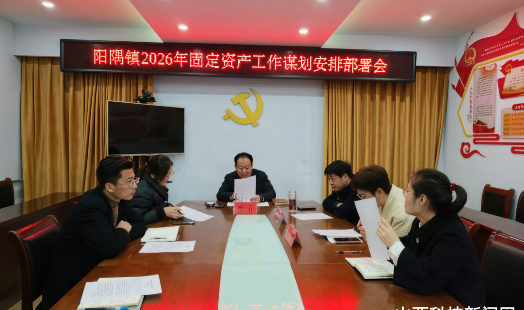 谋项目抓投资促发展&mdash;阳隅镇 召开固定资产投资工作谋划部署会